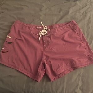 Maui Rippers Womens Board Swim Shorts Sz 16 Purple